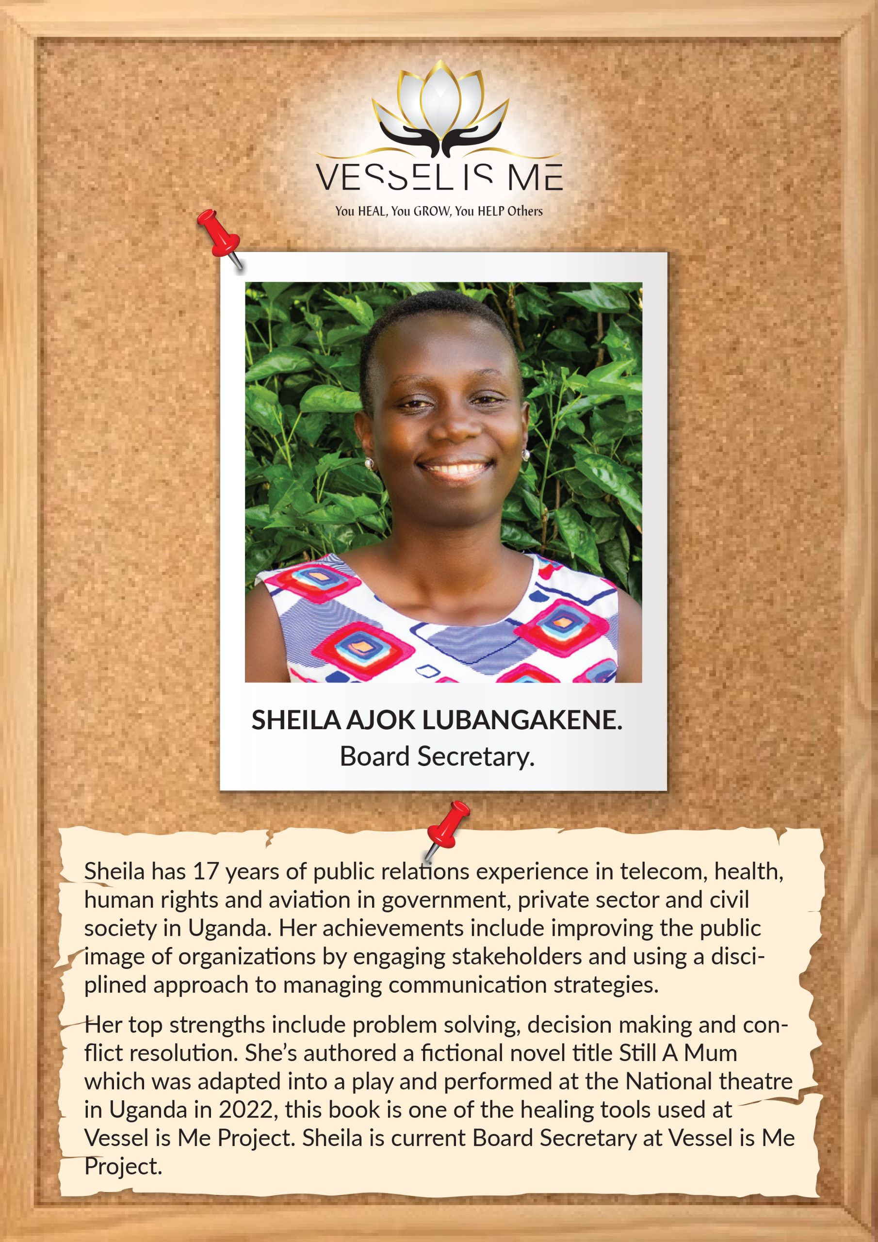 Sheila.  Ajok Lubangakene